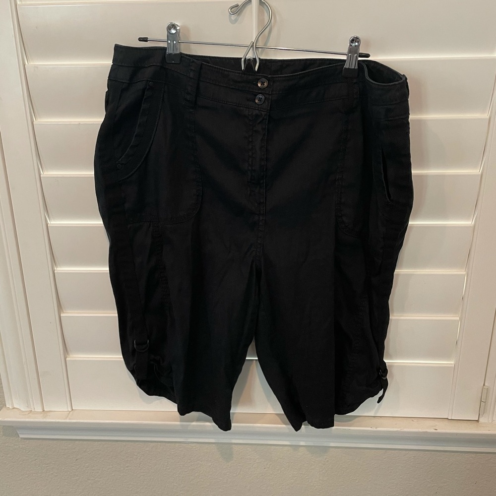 Chico’s Black Denim Shorts